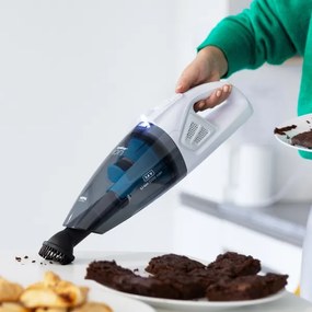 Niceboy ION Hurricane R1 - Aspirapolvere portatile ricaricabile 50W/2200 mAh bianco/blu