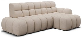 Divano angolare beige allungabile (con penisola a destra/con chaise lounge) Ceedro – ELTAP
