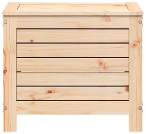 Poggiapiedi da giardino 62x31,5x52 cm legno massello di pino