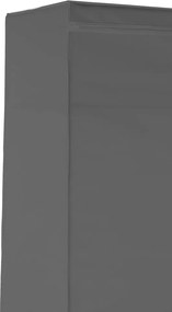 Armadio in tessuto grigio 90x160 cm Dara - Premier Housewares