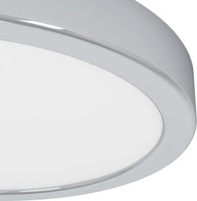 Eglo 901763 - Plafoniera da bagno LED FUEVA LED/11,5W/230V Ø21,1cm IP44 cromo