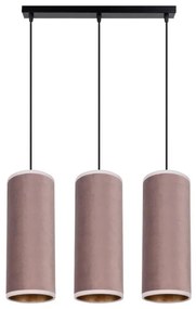 Lampadario a cavo AVALO 3xE27/60W/230V rosa/rame