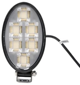 LED Faretto per macchina BLACK LED/150W/10-30V IP69 5700K ovale