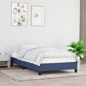 Giroletto Senza Materasso Blu 90x200 Cm İn Tessuto /