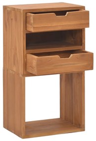 Mobiletto 40x30x76 cm in legno massello di teak