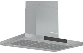 cappa ad isola box 90cm 867m3 / h a + acciaio inox - dib98jq50 - bosch