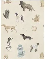 Sandberg Carta da parati Taiga and Friends - Beige