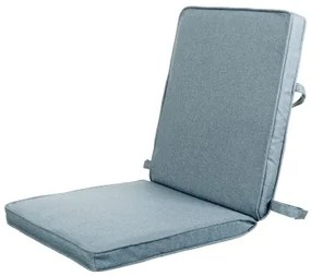 Cuscino per sedie Azzurro 90 x 40 x 4 cm