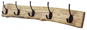 Appendiabiti Drake in Legno di Teak, Fisso, Rettangolare, 58x7x11cm