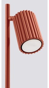 Lampada da tavolo color mattone (altezza totale 43 cm) Gleam – Sollux