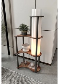 Piantana con ripiani NOTO 1xE27/40W/230V marrone/nero