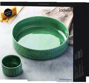 Set di 2 ciotole in porcellana turchese ø 30 cm Heath Jade - Ladelle