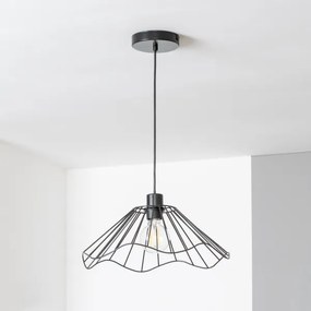 Brilagi - Lampadario LED a sospensione con cavo CERIA WIRE 1xE27/40W/230V Ø 40 cm nero