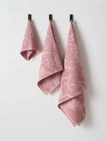 Sinsay - Asciugamano in cotone fantasia - rosa pastello