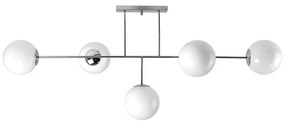 Plafoniera moderno Adeline cromo IP20, 5XE14