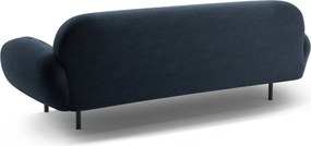 Divano blu scuro con rivestimento in bouclé 208 cm Poppy – Micadoni