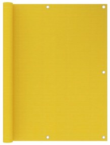Paravento Da Balcone Giallo 120x400 Cm İn Hdpe /