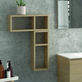 Pensile bagno aperto dimensioni 55x20x15cm con piano interno SP-45A - KAMALU