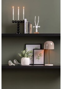 Lampada da tavolo color crema con paralume in metallo (altezza 50 cm) Manta - Leitmotiv