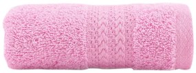 Asciugamano rosa in puro cotone, 30 x 50 cm - Foutastic
