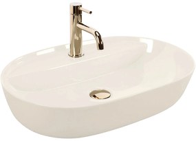 Lavabo da appoggio REA Aura 61 Ecru Shiny