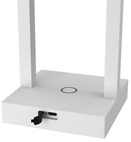 Lampada da Tavolo Ricaricabile 2.2W IP54 CCT Serie VELA - Bianca