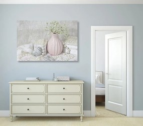 Stampa su tela – Natura morta Shabby Chic di lusso