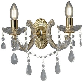 Searchlight 699-2 - Applique di cristallo MARIE 2xE14/40W/230V