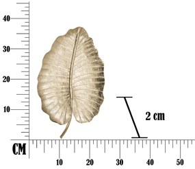 Vassoio decorativo in metallo Leaf - Mauro Ferretti