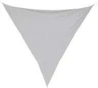 Tenda Ombreggiante Triangolare Vela Parasole Giardino Telo Ombra Sole Poliestere Dimensione: 5 x 5 Mt, Colore: Grigio