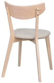 Sedia da pranzo in colore beige-naturale Ami - Rowico