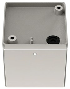 Applique da soffitto Quadrata GU10 IP54 in Alluminio e Vetro
