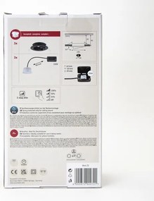 Paulmann 94472 - SET 3xLED/6W IP23 Faretto bagno dimmerabile NOVA 230V