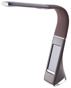 LED Lampada da tavolo con display  LED/6W/230V marrone