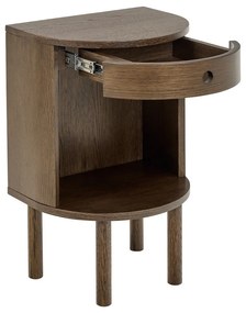 Comodino colore naturale scuro con effetto rovere Paron – Actona