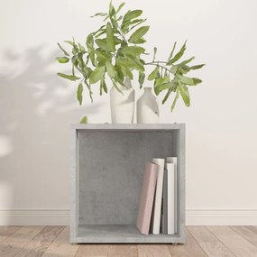 Tavolino grigio cemento 33x33x34,5 cm in truciolato
