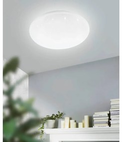 Plafoniera LED moderno Frania, bianco Ø 38 cm, luce calda dimmerabile EGLO