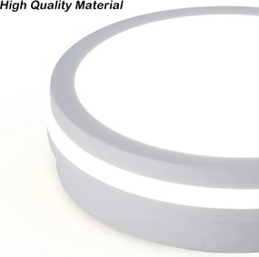 Brilagi - Plafoniera LED da esterno BENE LED/24W/230V diam. 26 cm bianca IP54