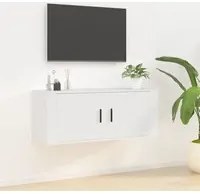 Mobile Porta TV a Parete Bianco 100x34,5x40 cm 816632