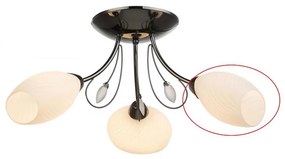 Globo - Vetro di ricambio bianco per lampadario TODRA E14