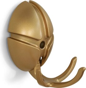 Gancio da parete dorato in plastica Tick – Spinder Design