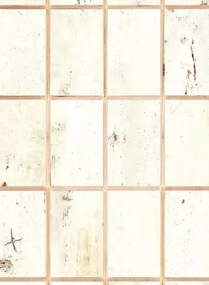 NLXL Carta da parati Waste Tiles - White