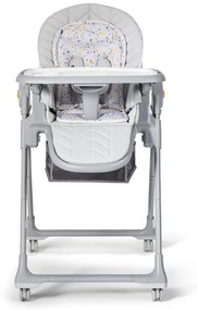 Sdraietta e Seggiolone da Pappa Trasformabile 2 in 1 Kinderkraft LASTREE-Grigio