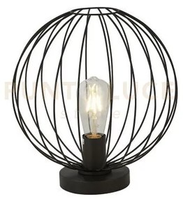 Lampada da tavolo rondo - struttura in filo nero