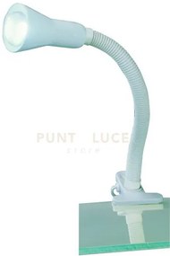 Lampada a morsetto flexo 5028010-01 bianco