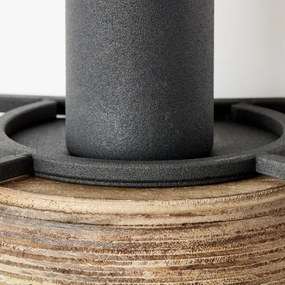 Brilliant - Lampada da parete TOSH 1xE27/52W/230V pioppo