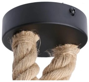 Lampadario LED a sospensione con filo ROPE 2xE27/10W/230V