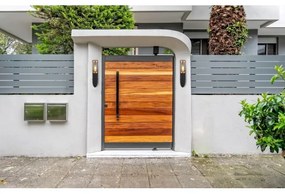 Globo 3157BC - Applique da esterno BOSTON 1xE27/23W/230V IP44 nero/rame