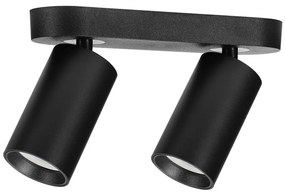 Rabalux 73082 - Faretto YORLI 2xGU10/7W/230V nero