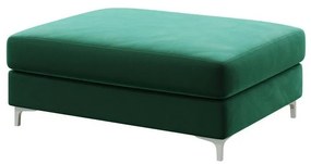 Pouf in velluto verde scuro Devichy Rothe - devichy